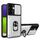 Per Samsung Galaxy S24 5G Custodia scorrevole Camshield TPU+PC con slot per schede (Bianco)