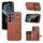 Custodia per telefono con supporto ad anello per portafoglio con texture spazzolata per Samsung Galaxy Galaxy S22 Ultra 5G (marrone) Custodia per telefono con supporto ad anello per portafoglio con texture spazzolata per Samsung Galaxy Galaxy S22 Ultra 5G (marrone)