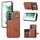 Custodia per telefono con supporto ad anello per portafoglio con texture spazzolata per Samsung Galaxy Galaxy S22+ 5G (marrone) Custodia per telefono con supporto ad anello per portafoglio con texture spazzolata per Samsung Galaxy Galaxy S22+ 5G (marrone)