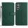 Custodia per telefono in pelle con texture a griglia rombica per Samsung Galaxy S22+ 5G (verde) Custodia per telefono in pelle con texture a griglia rombica per Samsung Galaxy S22+ 5G (verde)