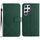 Custodia per telefono in pelle con texture a griglia rombica per Samsung Galaxy S22 Ultra 5G (verde) Custodia per telefono in pelle con texture a griglia rombica per Samsung Galaxy S22 Ultra 5G (verde)