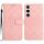 Custodia per telefono in pelle con trama a griglia rombica per Samsung Galaxy S23 5G (rosa) Custodia per telefono in pelle con trama a griglia rombica per Samsung Galaxy S23 5G (rosa)