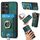 Per Samsung Galaxy S21 Ultra 5G Custodia per telefono in pelle con borsa magnetica divisibile retrò (verde) Per Samsung Galaxy S21 Ultra 5G Custodia per telefono in pelle con borsa magnetica divisibile retrò (verde)