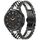 Cinturino per orologio in acciaio inossidabile a cinque sfere da 22 mm (nero argento) Cinturino per orologio in acciaio inossidabile a cinque sfere da 22 mm (nero argento)