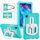 Per Samsung Galaxy Tab A9 Shield Custodia con rotazione a 360 gradi EVA antiurto per tablet PC (verde menta beige) Per Samsung Galaxy Tab A9 Shield Custodia con rotazione a 360 gradi EVA antiurto per tablet PC (verde menta beige)
