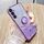 Per Samsung Galaxy S24 5G Custodia per telefono all-inclusive con anello floreale immortale con glitter sfumati (viola) Per Samsung Galaxy S24 5G Custodia per telefono all-inclusive con anello floreale immortale con glitter sfumati (viola)