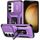 Custodia per telefono con supporto scorrevole Camshield per Samsung Galaxy S24 5G (viola)