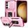 Per Samsung Galaxy S24+ 5G Custodia per telefono con supporto scorrevole Camshield (rosa + rosa rossa) Per Samsung Galaxy S24+ 5G Custodia per telefono con supporto scorrevole Camshield (rosa + rosa rossa)