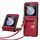 Per Samsung Galaxy Z Flip3 5G SULADA Custodia pieghevole elegante con texture rombica (Rosso) Per Samsung Galaxy Z Flip3 5G SULADA Custodia pieghevole elegante con texture rombica (Rosso)