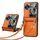 Per OPPO Find N3 Flip SULADA Custodia per telefono pieghevole elegante con texture rombica (arancione) Per OPPO Find N3 Flip SULADA Custodia per telefono pieghevole elegante con texture rombica (arancione)