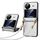 Per vivo X Flip SULADA Custodia per telefono pieghevole elegante con struttura rombica (bianca) Per vivo X Flip SULADA Custodia per telefono pieghevole elegante con struttura rombica (bianca)