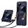 Per vivo X Flip SULADA Custodia per telefono pieghevole elegante con struttura rombica (blu) Per vivo X Flip SULADA Custodia per telefono pieghevole elegante con struttura rombica (blu)