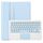 Per Samsung Galaxy Tab A9+ X210/X215/X215 A09B-A Custodia per tablet in pelle con tastiera Bluetooth touch TPU color caramello con portapenne (blu ghiaccio) Per Samsung Galaxy Tab A9+ X210/X215/X215 A09B-A Custodia per tablet in pelle con tastiera Bluetooth touch TPU color caramello con portapenne (blu ghiaccio)