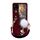 Per OPPO Find N3 Custodia in peluche per PC Flip con cordino (rosso vino)