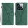 Custodia per telefono in pelle goffrata con cuciture Xiaomi 14 Pro (verde) Custodia per telefono in pelle goffrata con cuciture Xiaomi 14 Pro (verde)