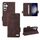 Custodia per telefono in pelle con chiusura magnetica per Samsung Galaxy S24 5G (marrone) Custodia per telefono in pelle con chiusura magnetica per Samsung Galaxy S24 5G (marrone)