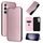 Custodia per cellulare in pelle flip con texture in fibra di carbonio per Samsung Galaxy S24 5G (rosa) Custodia per cellulare in pelle flip con texture in fibra di carbonio per Samsung Galaxy S24 5G (rosa)