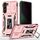 Per Samsung Galaxy S23 5G Armor PC + Custodia per telefono con protezione per fotocamera in TPU (oro rosa) Per Samsung Galaxy S23 5G Armor PC + Custodia per telefono con protezione per fotocamera in TPU (oro rosa)