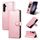 Per Samsung Galaxy S24+ 5G AZNS Custodia per cellulare in pelle con texture di vitello (oro rosa) Per Samsung Galaxy S24+ 5G AZNS Custodia per cellulare in pelle con texture di vitello (oro rosa)