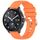 Per Huawei Watch 2 Pro / Honor Watch 4 Pro Cinturino in silicone con fibbia argento lucido liquido (arancione)