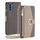 Custodia per telefono in pelle con trama crossbody Litchi per Nokia C300 4G (grigio)