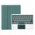 Per Samsung Galaxy Tab A9+ X210/X215/X215 YA09B-A Custodia in pelle con tastiera Bluetooth touch rotonda in TPU color caramello con slot per penna (Verde scuro) Per Samsung Galaxy Tab A9+ X210/X215/X215 YA09B-A Custodia in pelle con tastiera Bluetooth touch rotonda in TPU color caramello con slot per penna (Verde scuro)