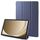 Custodia per tablet in pelle TPU con ribaltamento orizzontale per Samsung Galaxy Tab A9+ con supporto a tre ante (blu scuro) Custodia per tablet in pelle TPU con ribaltamento orizzontale per Samsung Galaxy Tab A9+ con supporto a tre ante (blu scuro)