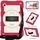 Per Samsung Galaxy Tab A9 X110/X115 Custodia tablet antiurto per PC ibrido in silicone con tracolla (Feifan Magenta) Per Samsung Galaxy Tab A9 X110/X115 Custodia tablet antiurto per PC ibrido in silicone con tracolla (Feifan Magenta)