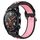 Per Huawei Watch GT 46mm / 42mm 22mm Chiusura cinturino sportivo bicolore (nero rosa) Per Huawei Watch GT 46mm / 42mm 22mm Chiusura cinturino sportivo bicolore (nero rosa)
