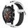 Per Huawei Watch GT 46mm / 42mm 22mm Chiusura cinturino sportivo bicolore (nero bianco) Per Huawei Watch GT 46mm / 42mm 22mm Chiusura cinturino sportivo bicolore (nero bianco)