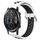 Per Huawei Honor Magic Watch 2 46mm 22mm chiusura cinturino sportivo bicolore (nero bianco) Per Huawei Honor Magic Watch 2 46mm 22mm chiusura cinturino sportivo bicolore (nero bianco)