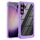 Per Samsung Galaxy S24 5G TPU + Custodia protettiva per lente PC (viola)