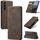 Per Samsung Galaxy S24+ CaseMe 013 Custodia multifunzionale in pelle con chiusura orizzontale (caffè) Per Samsung Galaxy S24+ CaseMe 013 Custodia multifunzionale in pelle con chiusura orizzontale (caffè)