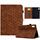 Custodia per tablet in pelle TPU Smart Rhombus per Lenovo Tab M9 (marrone)