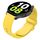 Cinturino per orologio in silicone con fibbia inversa universale tinta unita da 18 mm (giallo) Cinturino per orologio in silicone con fibbia inversa universale tinta unita da 18 mm (giallo)
