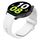Cinturino per orologio in silicone con fibbia inversa universale tinta unita da 20 mm (bianco) Cinturino per orologio in silicone con fibbia inversa universale tinta unita da 20 mm (bianco)