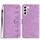 Custodia per telefono in pelle goffrata con sette farfalle per Samsung Galaxy S24 5G (viola) Custodia per telefono in pelle goffrata con sette farfalle per Samsung Galaxy S24 5G (viola)