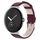 Per cinturino in pelle Google Pixel Watch 2/Pixel Watch (viola rosso)