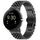 Per Google Pixel Watch 2 / Pixel Watch cinturino in metallo in acciaio inossidabile con sette perline (nero) Per Google Pixel Watch 2 / Pixel Watch cinturino in metallo in acciaio inossidabile con sette perline (nero)