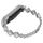 Per cinturino per orologio in metallo con diamanti e quadrifoglio Xiaomi Mi Band 7 (argento) Per cinturino per orologio in metallo con diamanti e quadrifoglio Xiaomi Mi Band 7 (argento)