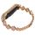 Per cinturino per orologio in metallo con diamanti e quadrifoglio Xiaomi Mi Band 8 (oro rosa) Per cinturino per orologio in metallo con diamanti e quadrifoglio Xiaomi Mi Band 8 (oro rosa)