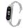 Per cinturino per orologio in metallo con diamanti cuore a cuore Xiaomi Mi Band 8 (argento) Per cinturino per orologio in metallo con diamanti cuore a cuore Xiaomi Mi Band 8 (argento)