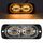 Luce stroboscopica a 24 LED per segnale laterale auto da 12 W (giallo)