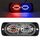 Luce stroboscopica a 24 LED per segnale laterale auto da 12 W (rosso blu)