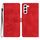 Custodia in pelle per Samsung Galaxy S24 5G con motivo a farfalla con fiori in rilievo (rossa) Custodia in pelle per Samsung Galaxy S24 5G con motivo a farfalla con fiori in rilievo (rossa)
