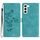 Per Samsung Galaxy S24 5G Custodia per telefono in pelle con motivo a farfalla con fiore in rilievo (blu cielo) Per Samsung Galaxy S24 5G Custodia per telefono in pelle con motivo a farfalla con fiore in rilievo (blu cielo)