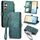 Custodia per telefono in pelle con fibbia laterale con cerniera geometrica per Samsung Galaxy S24 5G (verde) Custodia per telefono in pelle con fibbia laterale con cerniera geometrica per Samsung Galaxy S24 5G (verde)