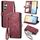 Per Samsung Galaxy S24 5G Custodia per cellulare in pelle con cerniera geometrica e fibbia laterale (rosso) Per Samsung Galaxy S24 5G Custodia per cellulare in pelle con cerniera geometrica e fibbia laterale (rosso)