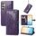 Per Samsung Galaxy S24+ 5G Custodia per cellulare in pelle con fiori mandala in rilievo (viola) Per Samsung Galaxy S24+ 5G Custodia per cellulare in pelle con fiori mandala in rilievo (viola)