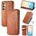 Custodia per telefono in pelle magnetica pressata a griglia cubica per Samsung Galaxy S24 5G (marrone) Custodia per telefono in pelle magnetica pressata a griglia cubica per Samsung Galaxy S24 5G (marrone)